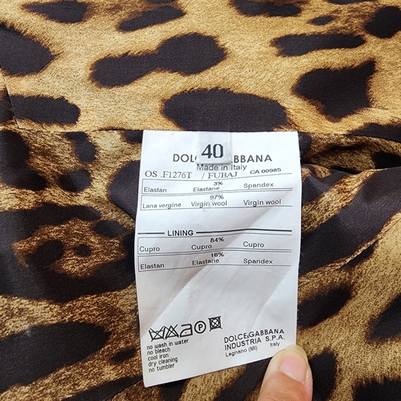 Dolce & Gabbana Black Blazer - Picture 7 of 8